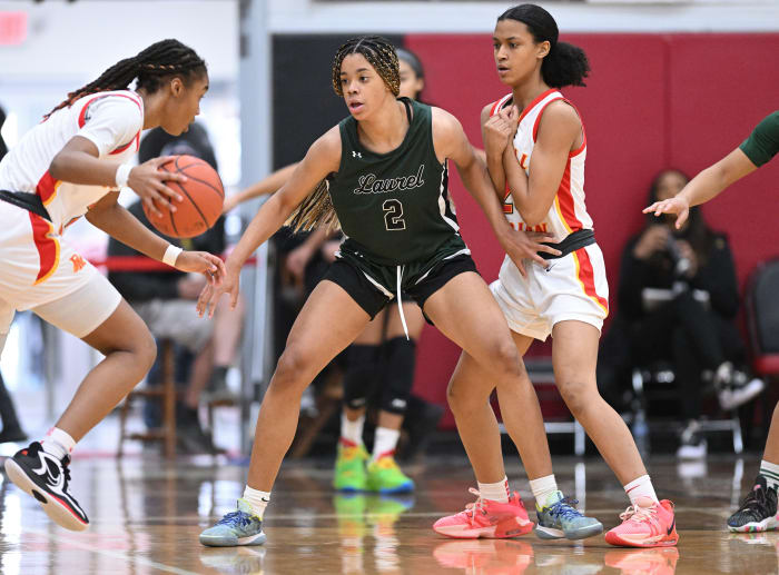 Purcell Marian vs Laurel girls basketball Jeff Harwelll30